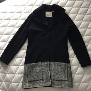 Anthropologie Angel of the North sweater coat M